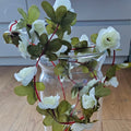 Cream floral garland