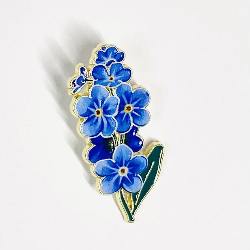 Forget Me Not Pin (long)