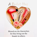 Hairdresser Heart 2D Flat Keepsake