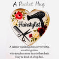Hairdresser Heart 2D Flat Keepsake