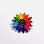 Multi Colour Flower brooch