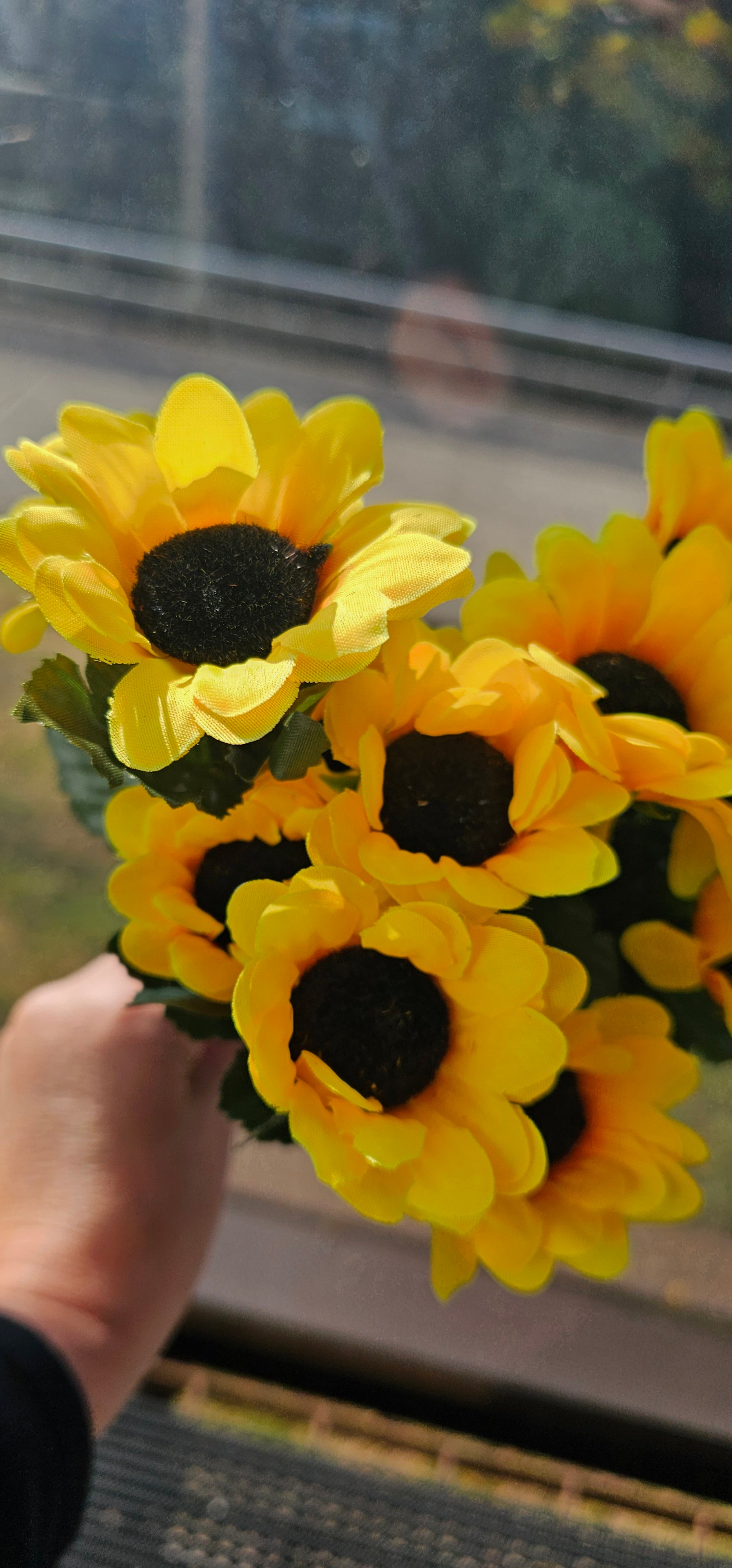 1 bunch of sunflowers