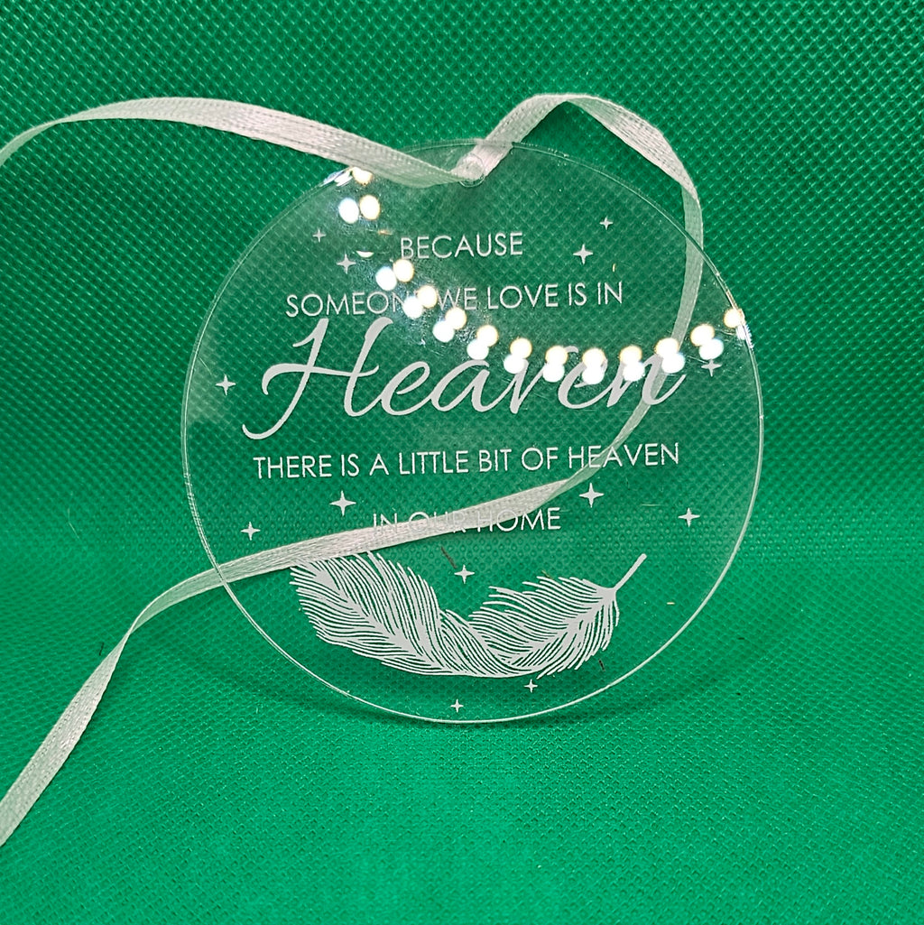 Memorial Christmas tree decoration