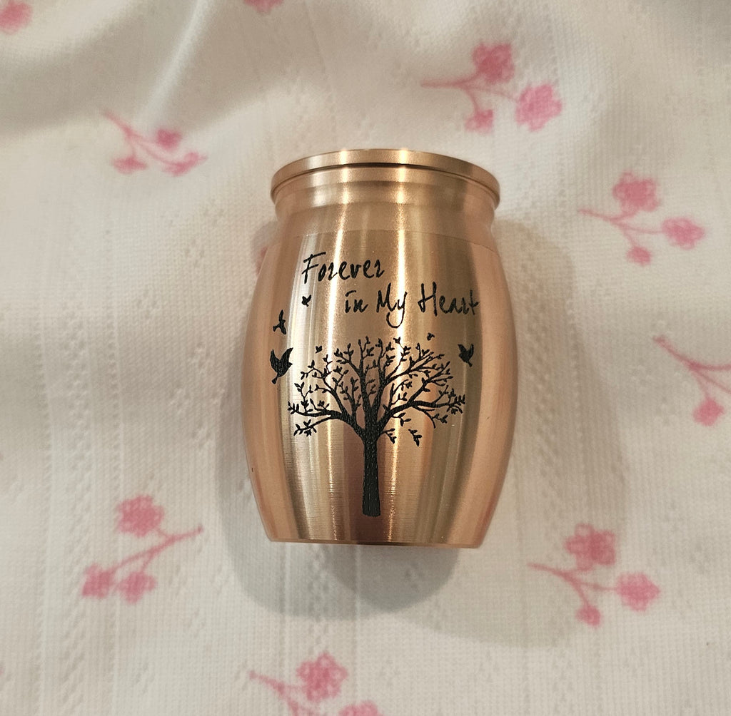 Rose Gold small urn
