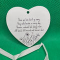 Memorial heart keepsake