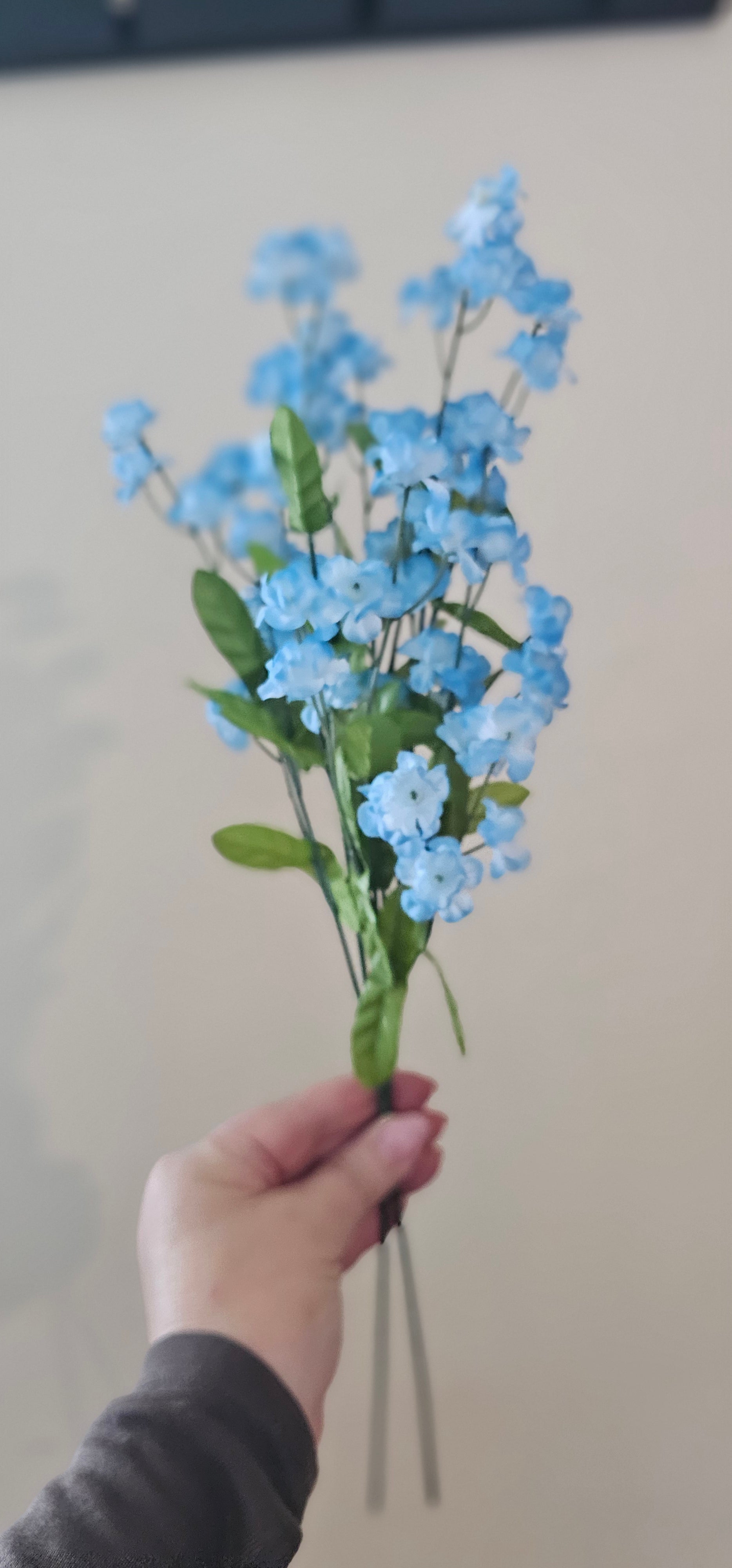 2 x Forget-me-not flower stems