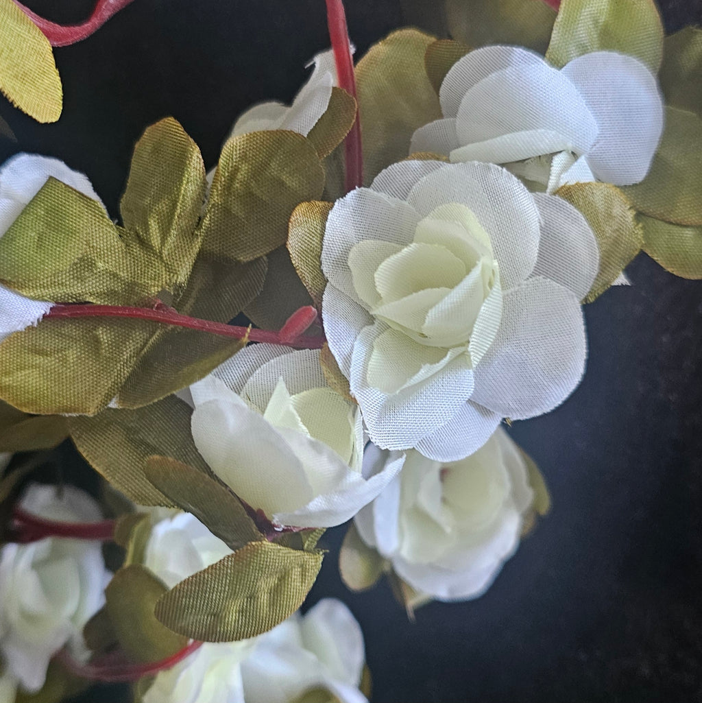Cream floral garland