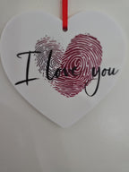 I love you heart keepsake