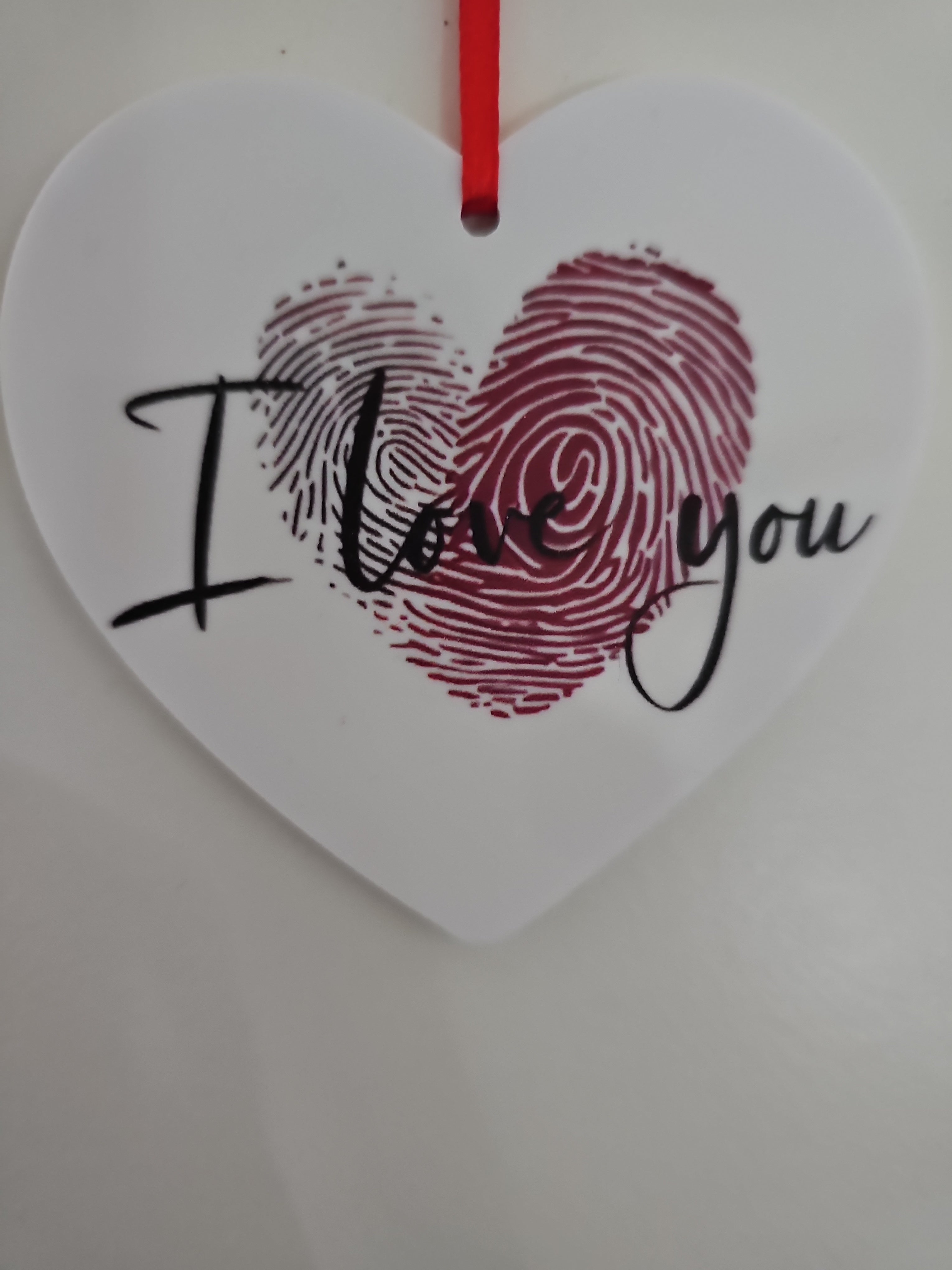 I love you heart keepsake