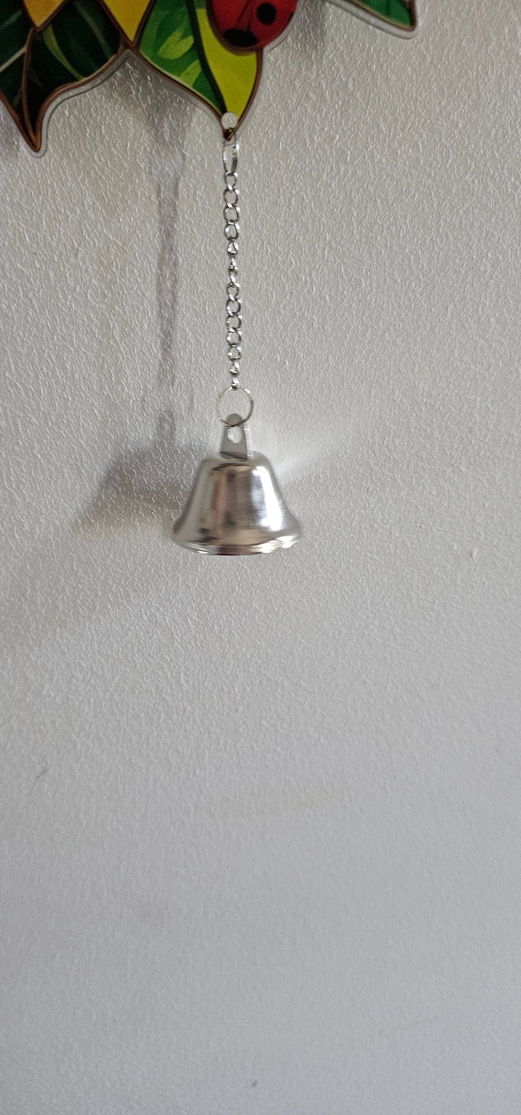 Sunflower hanging garden display with bell