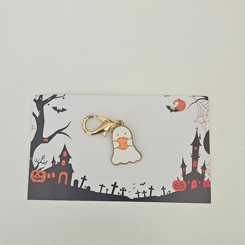 Fun Halloween charms with card