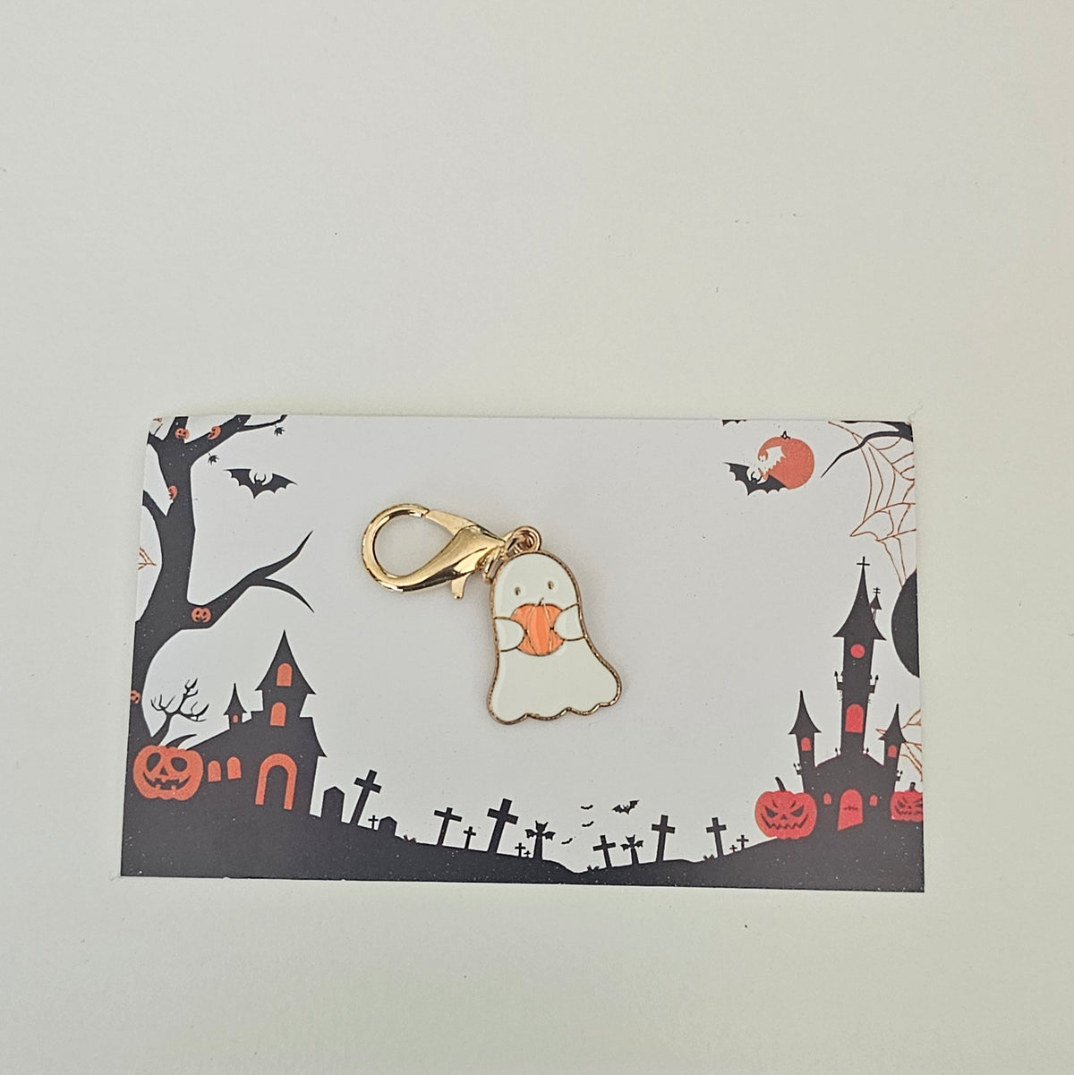 Fun Halloween charms with card
