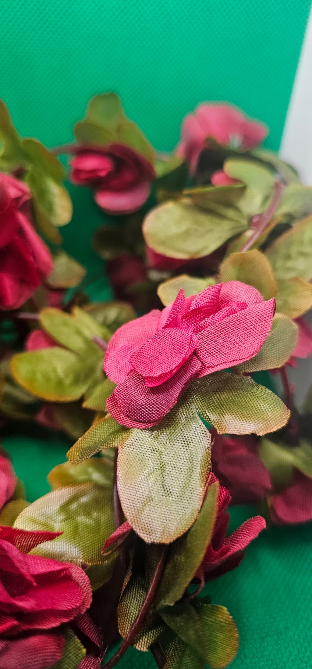 Dusky pink floral garland