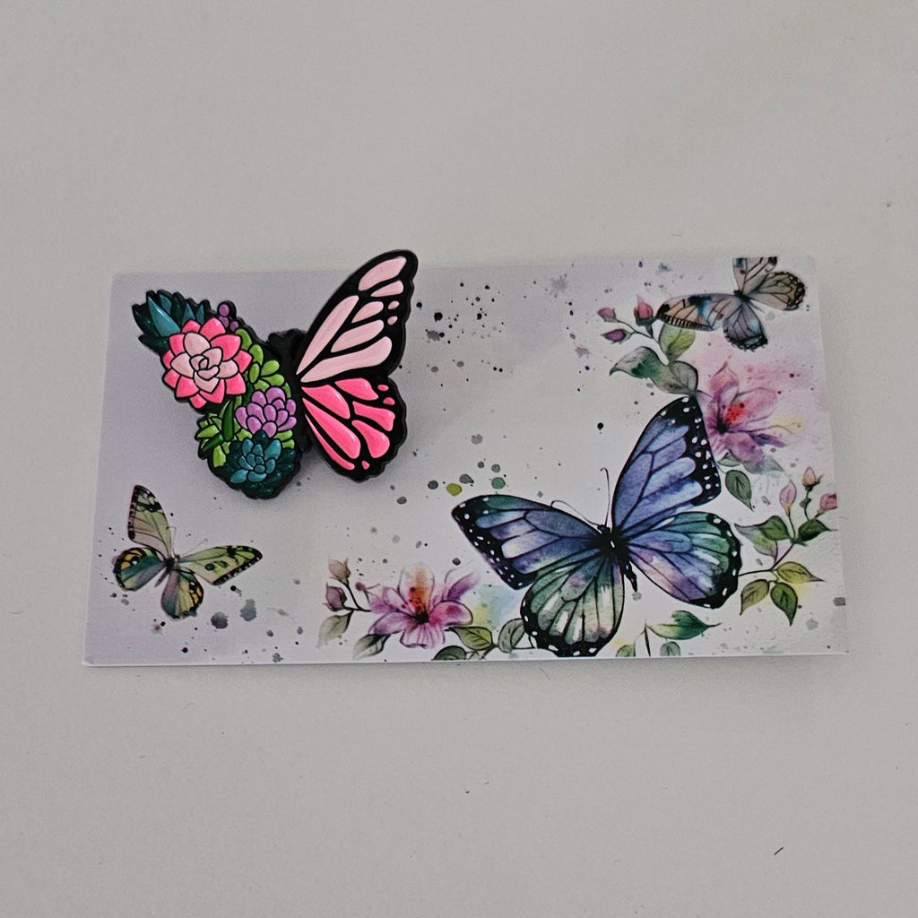 Broche Épingle Papillon avec carte cadeau