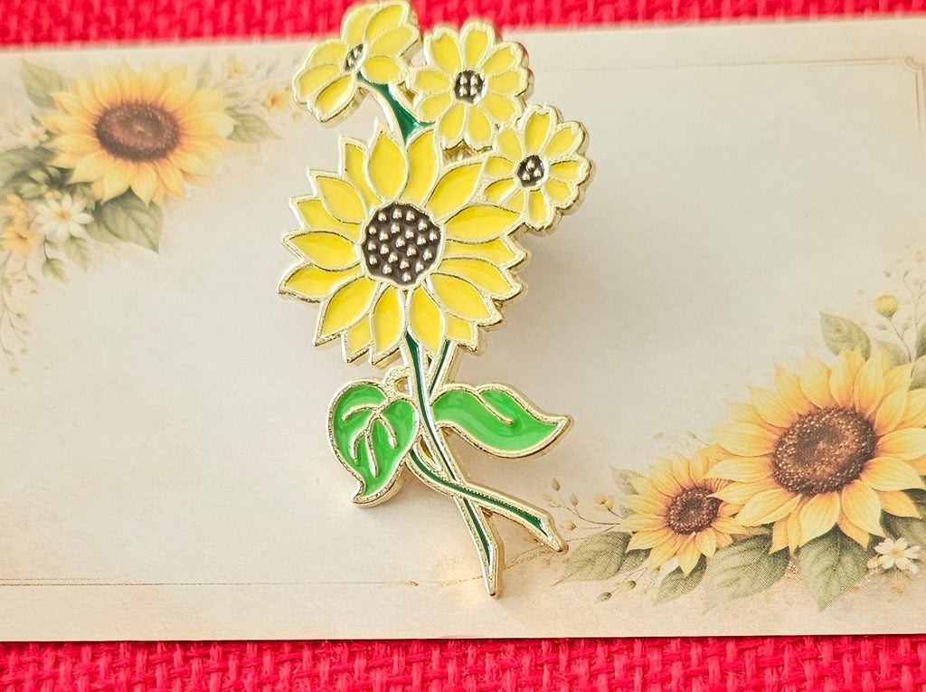 Sunflower 🌻 pin with gift card