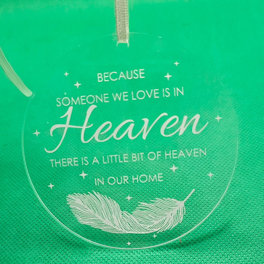 Memorial Christmas tree decoration